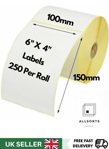 4x6 thermal labels 100x150mm - 4x6,
