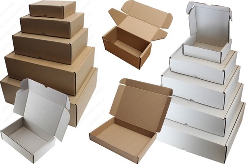White brown shipping - white, or